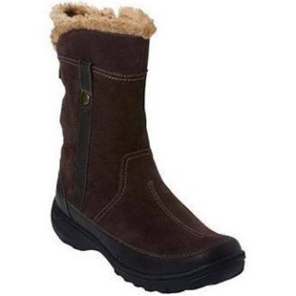 🔥CLARKS Bendables Suede Leather Boots
